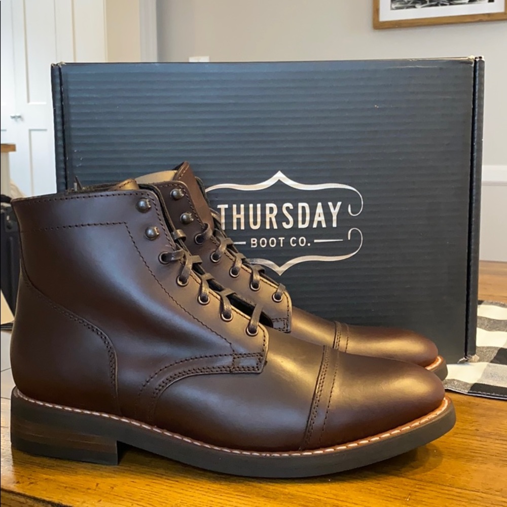 Men’s Thursday Boots Co. Brown Captain Boots-10.5